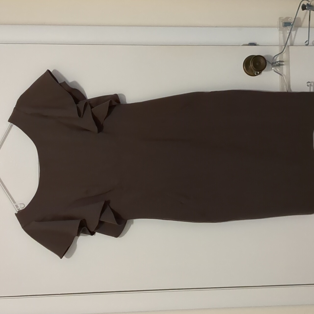 Calvin Klein olive colored dress